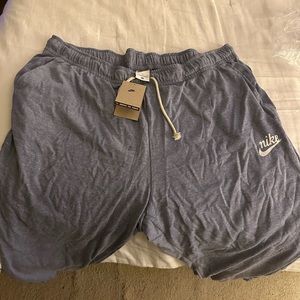 Nike plus size gym vintage capri pants-Ashen Slate sail color